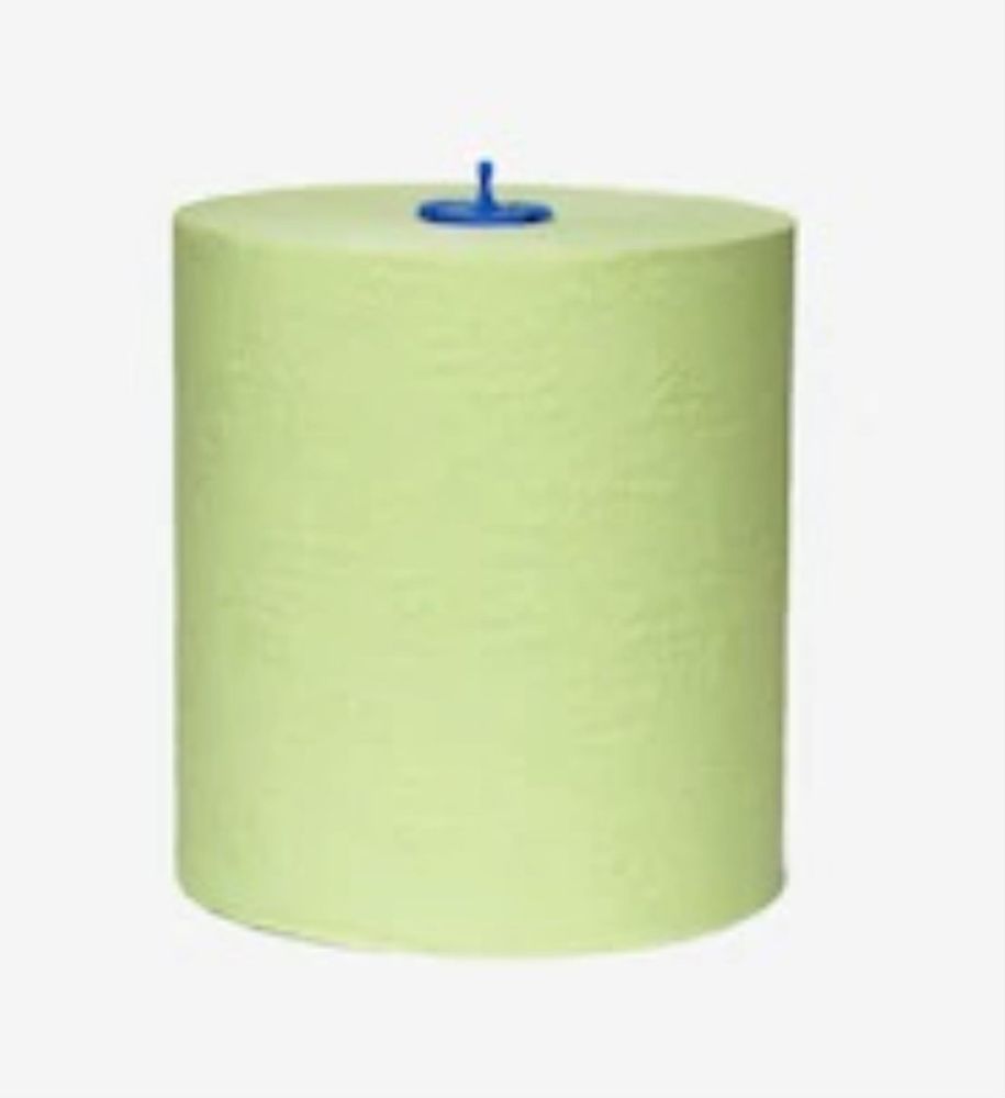 Tork Papierové uteráky - dvojvrstvové, 21 x 19 cm (š xv), zelené, 6 ks